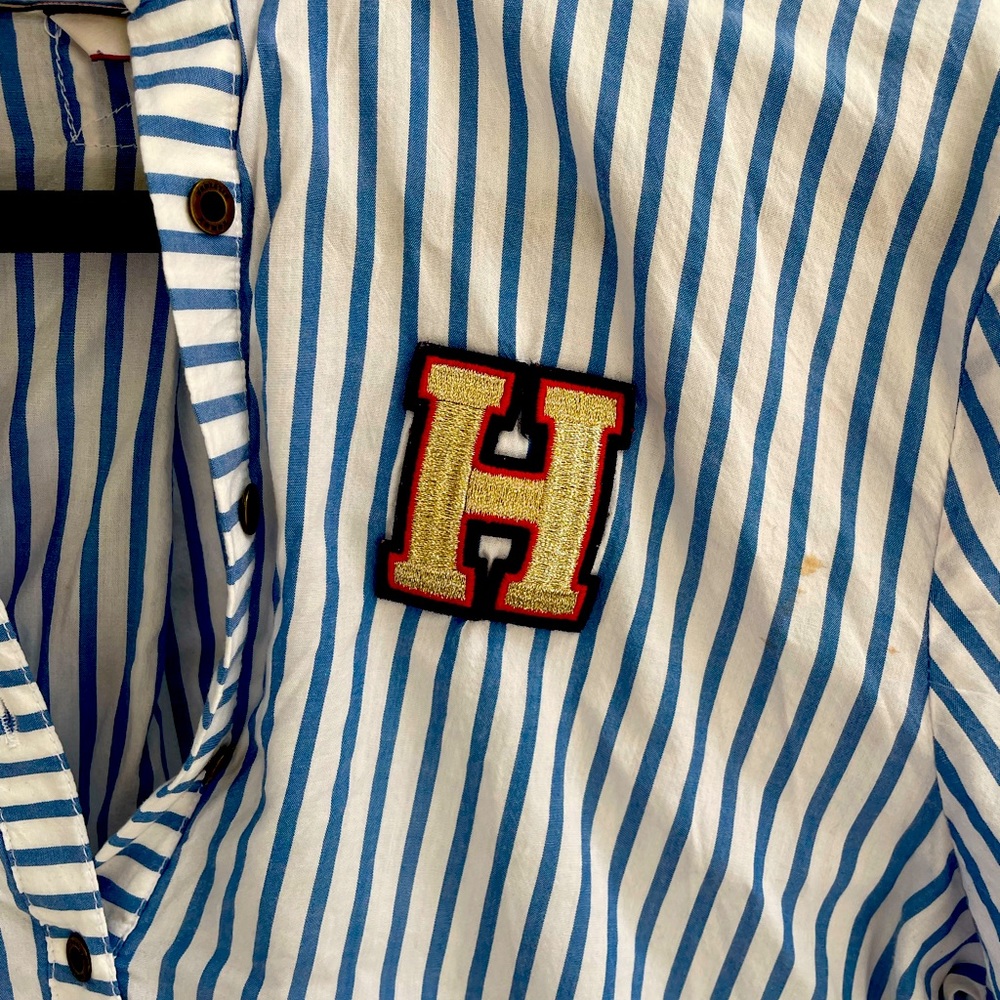 Medium blue & white Tommy Hilfiger button down